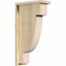 Ekena Millwork Alpine Rough Sawn Corbel w/Backplate, Douglas Fir, 6"W x 14"D x 26"H COR06X14X26ALP01RDF - alternate 1